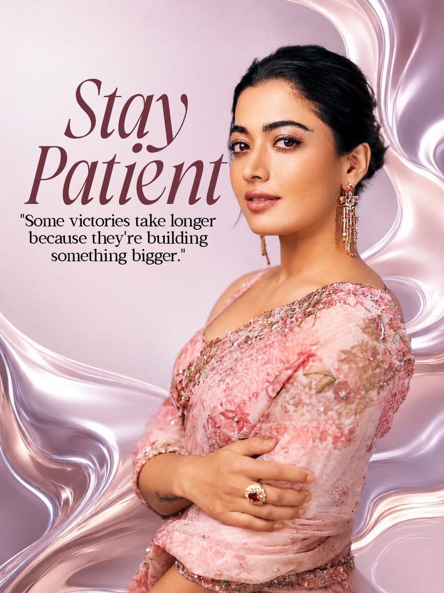 Ramya_y1's tweet photo. stay patient some victories takes longer because they re building something bigger
#Rashmikamandanna https://t.co/56KRkZUeXw