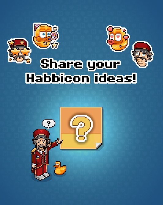Habbo's tweet photo. what themes would you like to see in future habbicon sets? https://t.co/OzvPV8SOAx