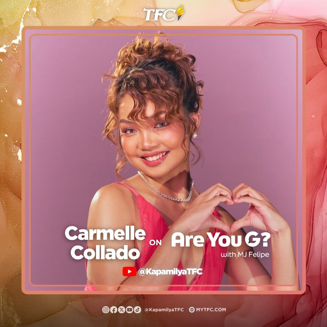 KapamilyaTFC's tweet photo. G na sya para bumirit, it's @carmelle_lite! 😍🎤

Get to know more about her stories as The Riles Diva from Camarines Sur here on #AreYouG with @mjfelipe, 8:30am Manila via TFC's YT! 📺✨

@itsShowtimeNa @StarMusicPH 
#AreYouGCarmelle #CARMELLE #Morena #StarMusic https://t.co/Zp4q6bxeGt
