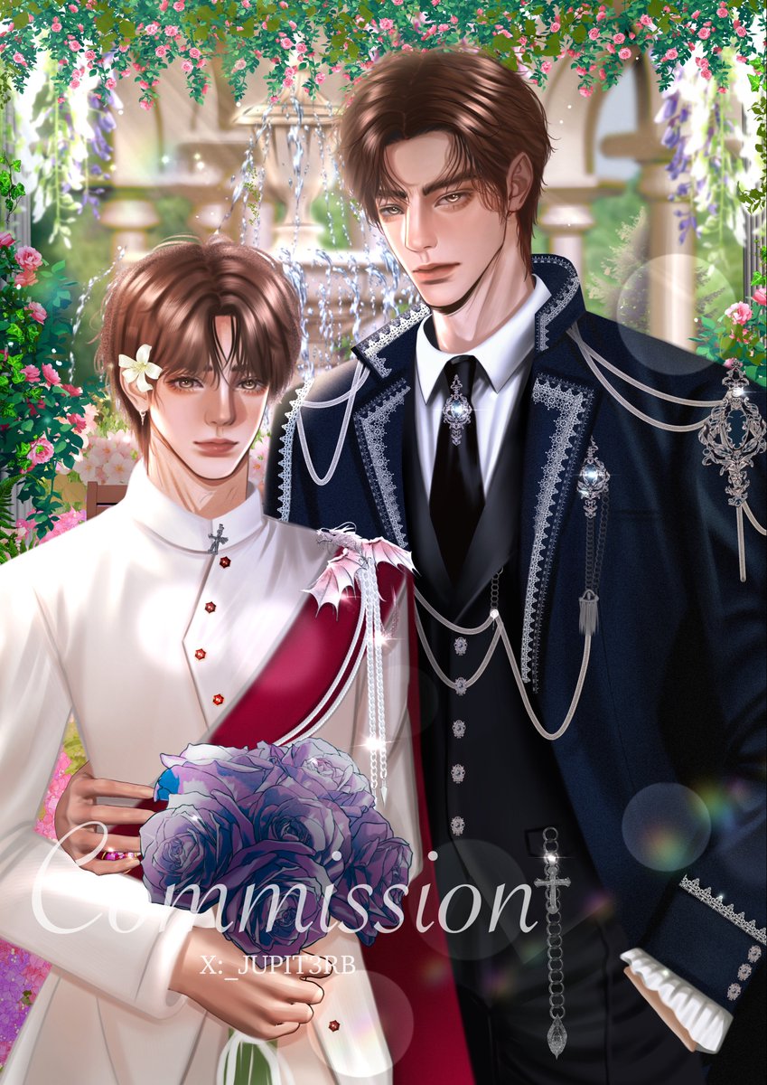 _JUPIT3RB's tweet photo. Commission 
ขอบคุณคุณนักเขียนด้วยค่าได้ลองวาดอะไรใหม่ๆ ปกนี้สนุกมาก 💗

#commissionTH #commissionsopen #ปกนิยาย https://t.co/IAtGLwEs2e