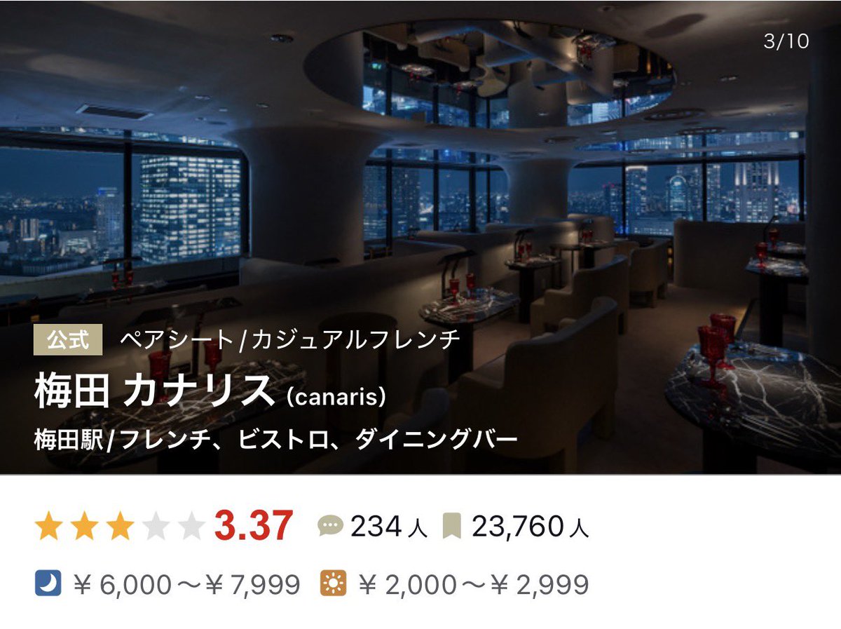 _oreisworld_'s tweet photo. 「梅田 カナリス-canaris-」
味・雰囲気・眺め・お値段どれをとっても💮
お祝いプランやプレートの種類も多く、系列店の中でもかなり記念日使いに特化したお店で、ランチ・アフヌン・ディナーどのシーンでも間違いないです( ⊃•̀ ̫ •́ )✨ https://t.co/otPGVaDWjt