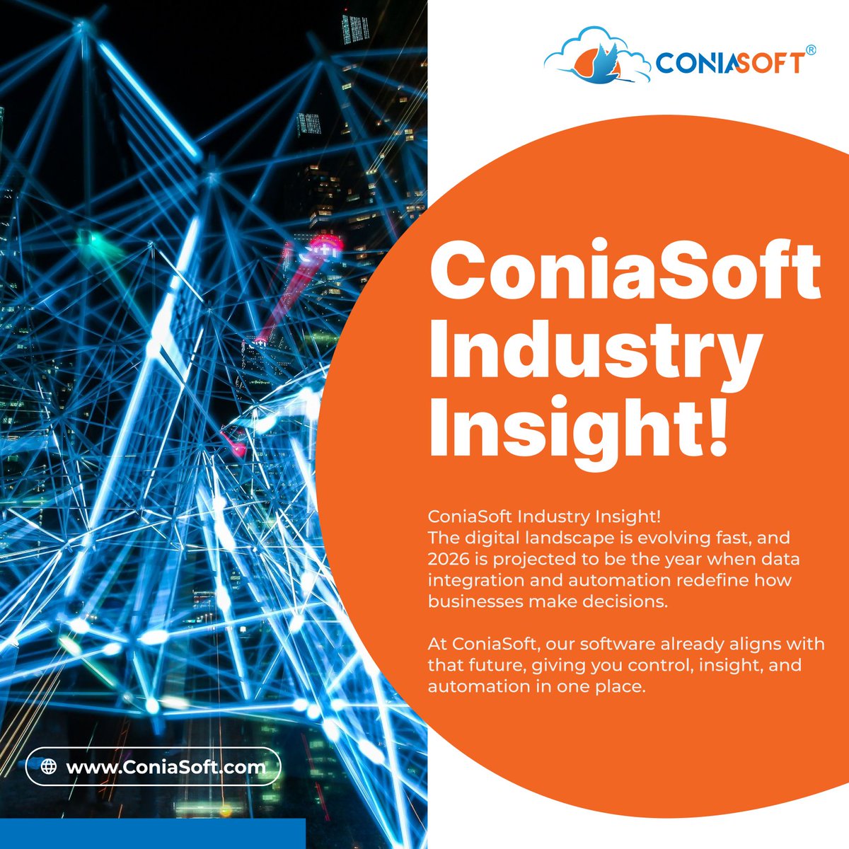 ConiaSoftWorld's tweet photo. Industry Insight
Cloud adoption is reshaping how businesses operate. The companies investing in cloud technology today are building the agility they need for tomorrow.
ConiaSoft helps you make that transition with confidence.

#ConiaSoft #CloudComputing #DigitalTransformation https://t.co/htjZtJjg3s