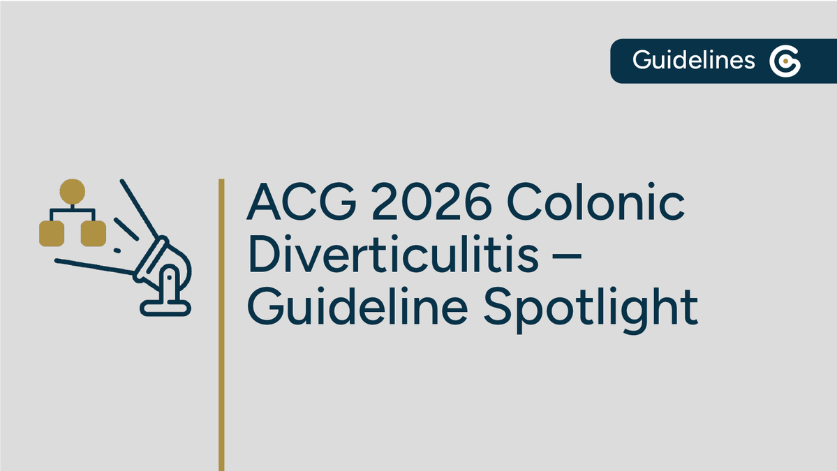 GuidelineCent's tweet photo. The American College of Gastroenterology just released a new clinical practice guideline on colonic diverticulitis featuring 14 recommendations. #gastroenterology https://t.co/hC7KWEzYi4 https://t.co/snDVJLpgfO
