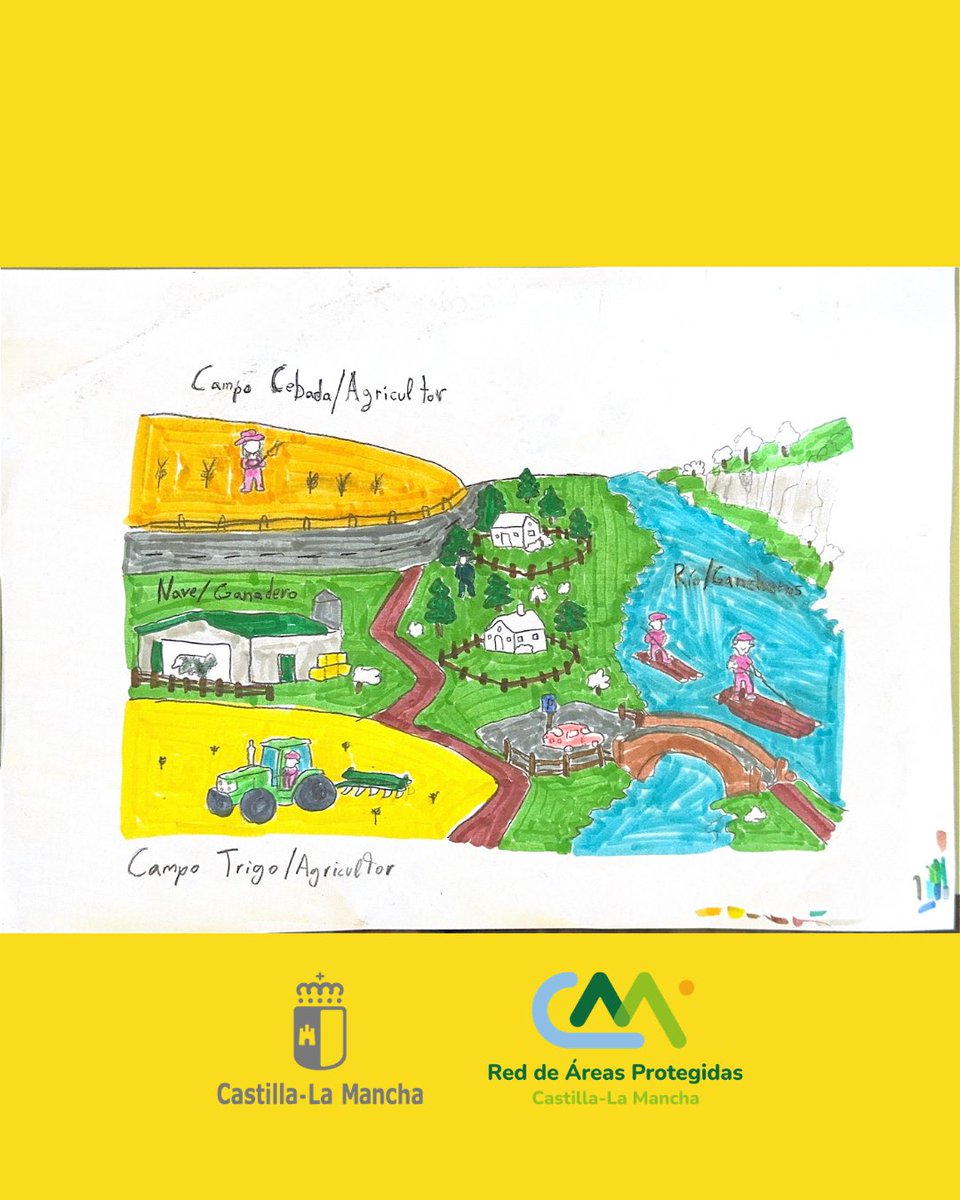 areasclm's tweet photo. 🎨 ¡Ya tenemos ganadores del VI Concurso Escolar de Dibujo! 🏆
Tras recibir más de 90 obras de auténticos artistas, el jurado lo ha tenido dificilísimo, ¡pero ya podemos anunciar a los premiados de esta edición centrada en la conservación de nuestros espacios naturales! https://t.co/vkw31imXez