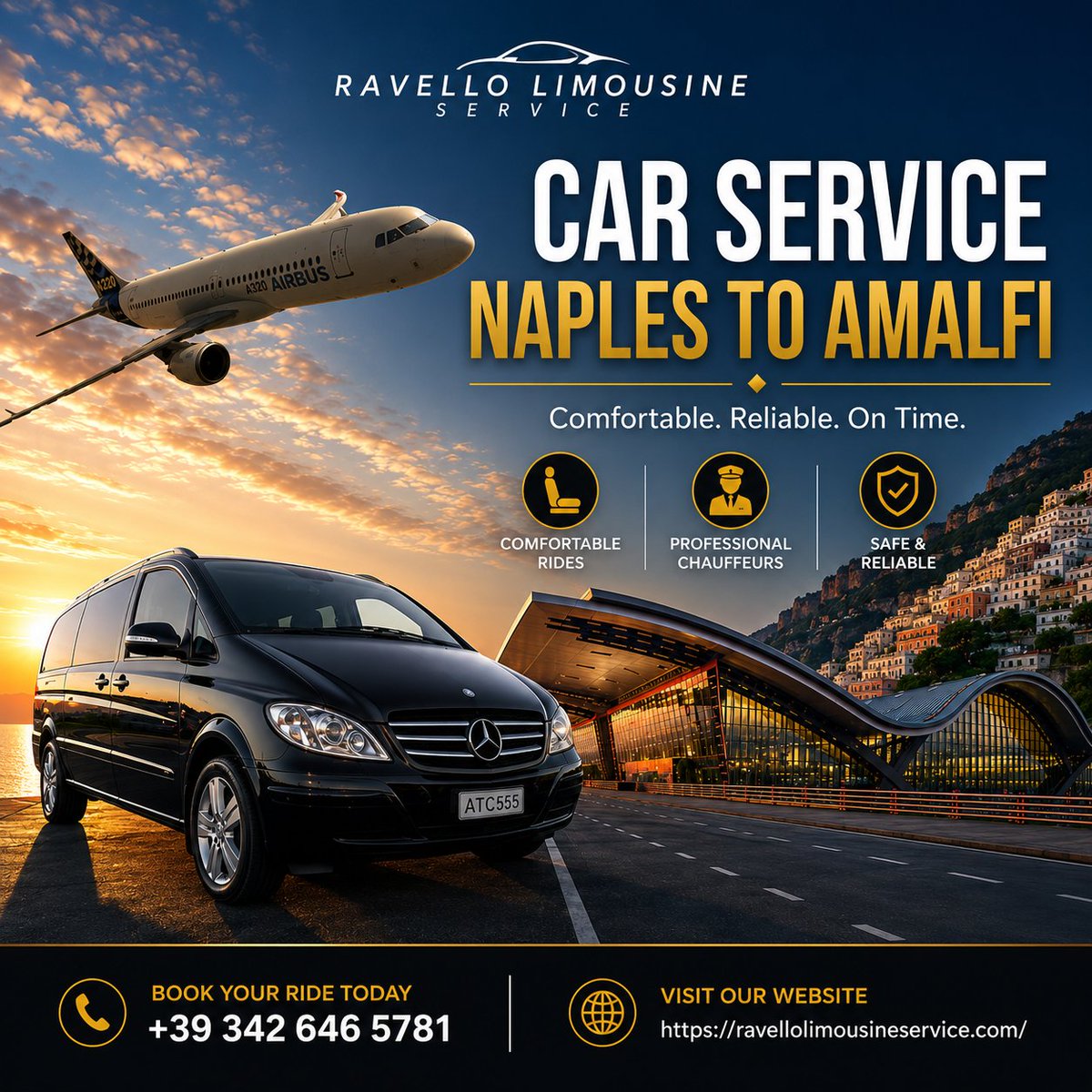 ravellolimo's tweet photo. Travel from Naples to Amalfi in comfort, style, and complete peace of mind. Choose Ravello Limousine Service for a premium private transfer with professional chauffeurs and a seamless travel experience.

Book now: https://t.co/kcP5UDbmVc

#LuxuryTravel #NaplestoAmalfi https://t.co/MJ0H7jyxIW