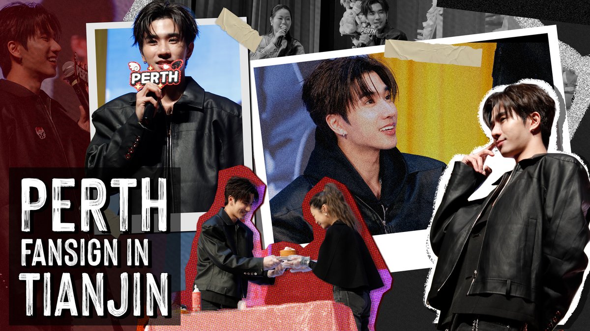 GMMTV's tweet photo. ภาพความฟินทริป Tianjin ของเพิร์ธพร้อมเสิร์ฟแล้ว ภาพบรรยากาศทั้งเบื้องหน้าและเบื้องหลังจะเป็นยังไง ไปดูกันนนน

🎥: https://t.co/dOMyQBJ7XJ

#PerthFSinTianjin
#GMMTV  
@perthppe https://t.co/Q1Q0a5KOKW