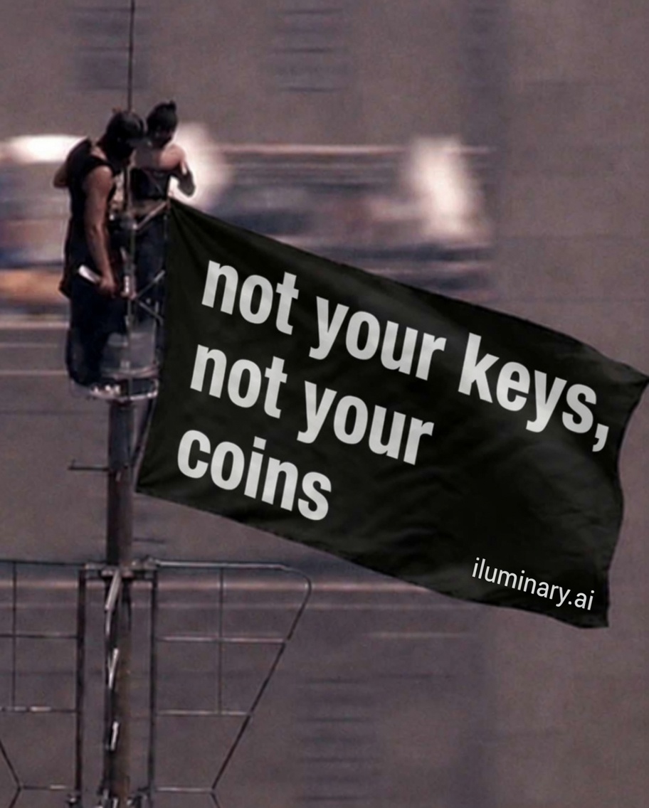 iLuminaryAI's tweet photo. Repeat after me:
Not your keys, not your coins.
Class dismissed.

#EmpireStateBuilding https://t.co/mtlV02k9Xg