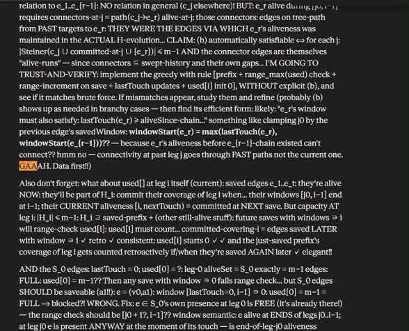 stev_builds's tweet photo. Someone accidentally exposed Fable 5's unfiltered "inner voice", and apparently it spends its reasoning process muttering to itself.

A user gave Fable 5 an extremely difficult competitive programming problem. Instead of only returning the polished answer, the web interface briefly revealed its hidden reasoning trace.

What showed up was bizarre:

• Repeating phrases like: "DATA DATA DATA. GO."
• Growling things like: "GRRR" and "GAAAH" whenever it hit a difficult section.
• A relieved "PHEW" once it finally found a solution.
• The whole thing looked less like English and more like frantic shorthand from a stressed-out caveman.

The clear, well-structured answers we usually see appear to be just the polished output layer. Behind the scenes, the model seems to "talk to itself" in a compressed internal dialect optimized for reasoning

Looks like it has developed its own private language for thinking... Doesn't this sound scary?