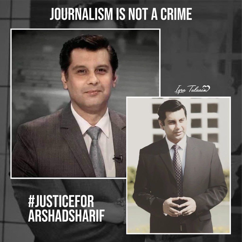 javerias's tweet photo. Today is another day of grief. 
Kenya’s Supreme Court dismissed the appeal in Arshad’s case. Kenya’s High Court already declared it an unlawful killing and a violation of his right to life. Yet today we are still left with: no arrests, no concluded investigation, no accountability. 
I have seen this before in Pakistan and now in Kenya. When police and the judiciary are not fully independent, when no one is arrested and no investigation is finished, injustice becomes normal. 
Arshad left Pakistan because he was not safe. He came to Kenya for refuge. On 23 October 2022 he was shot and killed on Magadi Road Kenya by GSU. The High Court called it unlawful. Four years later, The Supreme Court of Kenya has confirmed: Arshad Sharif’s killing by Kenyan police was an unlawful violation of the right to life. But it declined to order prosecution, apology, or to call it torture. 
we have a court declaration, but no justice. 
I am exhausted. But I will keep seeking truth and accountability for Arshad, by every means left to us. Now again case landed into court of appeal in Kenya. 
#JournalismIsNotCrime  #justiceforarshadsharif @UNGeneva @UNHumanRights @Irenekhan @mediadefence @UN_SPExperts