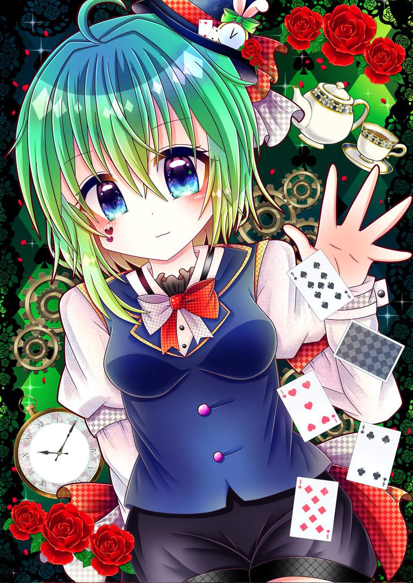 mikemaroncandy's tweet photo. 不思議の国のアリスパロ
帽子屋な映姫様🎩✨️
#東方project https://t.co/d75220LgRQ