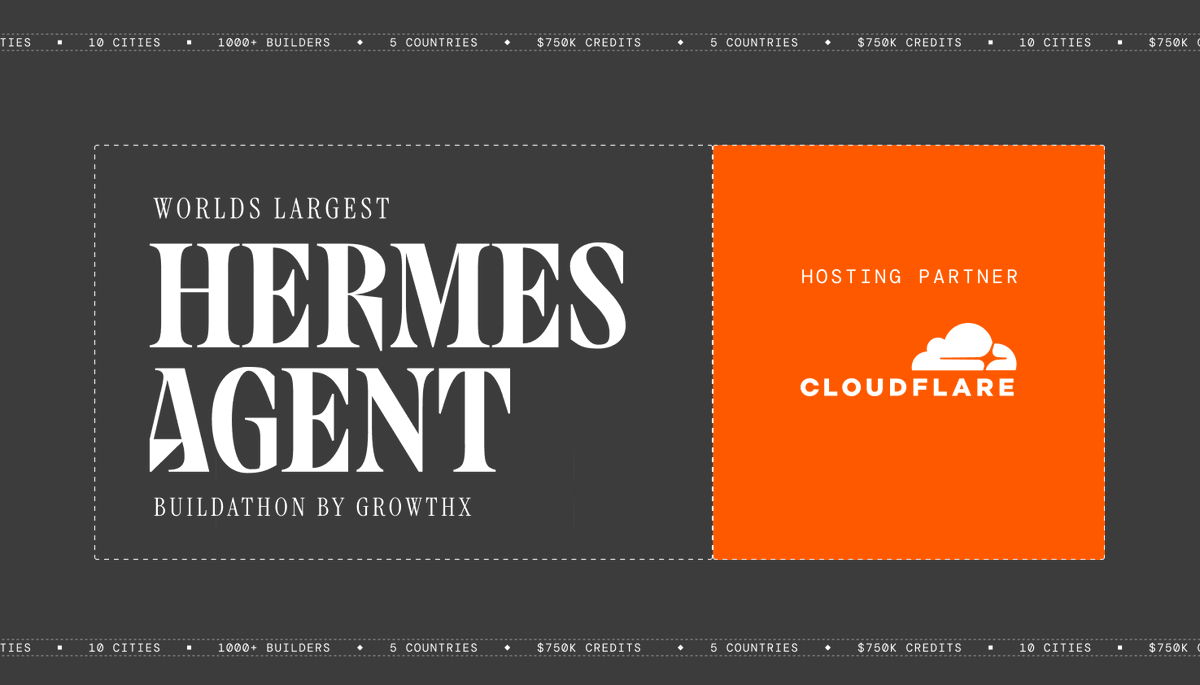 udayan_w's tweet photo. Welcoming Cloudflare as our Hosting Partner for the World's Largest Hermes Buildathon.

From a dev experience point of view I have rarely seen a product that is so intuitive and friendly for builders. We use Cloudflare extensively at GrowthX plus the fact that we have Cloudflare's devs in our community meant that this was just inevitable. 

Whether it's deploying in minutes, or building on top of their workers or the tooling to understand what's happening once your product is live, Cloudflare handles all of it seamlessly.

Really excited to see what our builders host on Cloudflare.