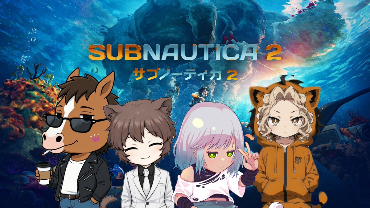 todomeki_enoko's tweet photo. 本日21時からの定期配信は『Subnautica2』となっております、毎週土曜日恒例の4Vaka配信が今日だけ一日ずれます。
新しい深度を目指すため新たな艦船モジュールを求める4人でしたが…

#subnautica2

@054ten37458 
@norisukechannel 
@harenokimonila 

配信場所はコチラ↓
https://t.co/2E0qyXWI4g https://t.co/GyQGJmSt5R