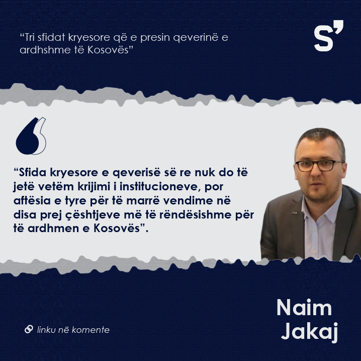sbunker's tweet photo. 🏛️ Tri sfidat kryesore që e presin qeverinë e ardhshme të Kosovës

 🖋️ Analizë nga Naim Jakaj. https://t.co/Xr1bdNOYAF