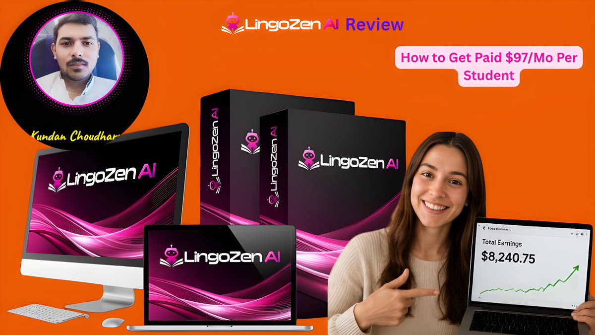 IgnivaReview's tweet photo. LingoZen AI Review: How to Get Paid $97/Mo Per Student
Read More: https://t.co/yHWEf1n5Ma
#LingoZenAI #LingoZenAIReview #AILanguageLearning #AILanguageTutor #LearnLanguagesWithAI #StartLanguageBusiness #AIAvatarTeacher #DuolingoAlternative #OnlineTeachingBusiness #MakeMoneyOnline https://t.co/yWQpgDorL5