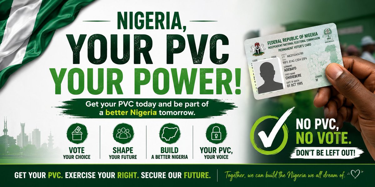 justpips24's tweet photo. Please do your pvc and vote for a better Nigeria https://t.co/sMea5PZKob