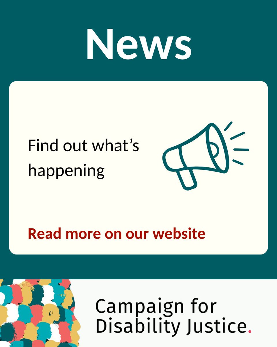 Campaign for Disability Justice tweet media