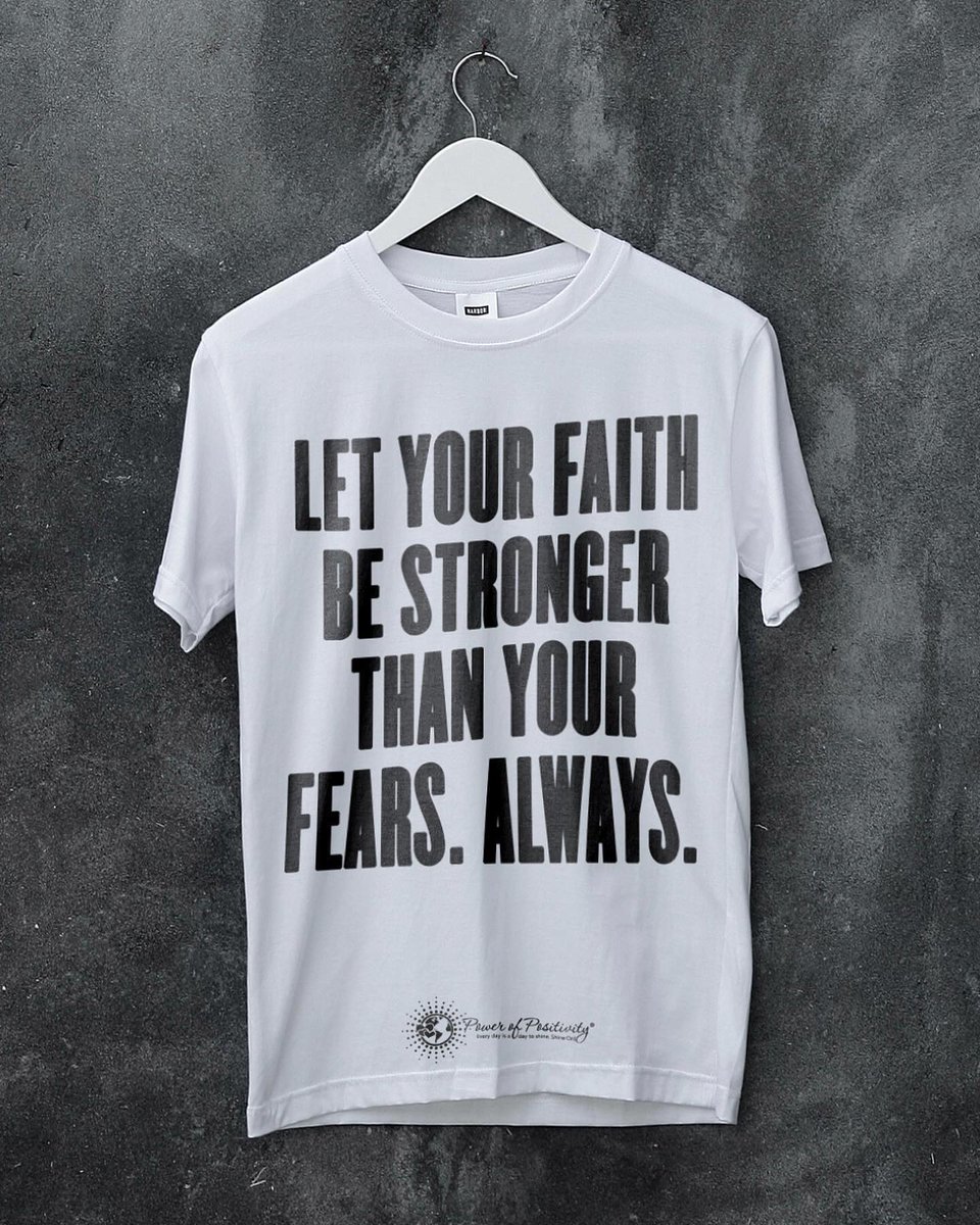 LIVEpositivity's tweet photo. Let your faith be stronger than your fears. Always. ✨💪 https://t.co/VTnP1yNhtq