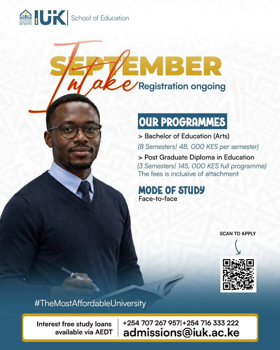 IUKOfficial's tweet photo. Start your journey to becoming a transformative educator at IUK🙌 https://t.co/v1hh0dA7M1