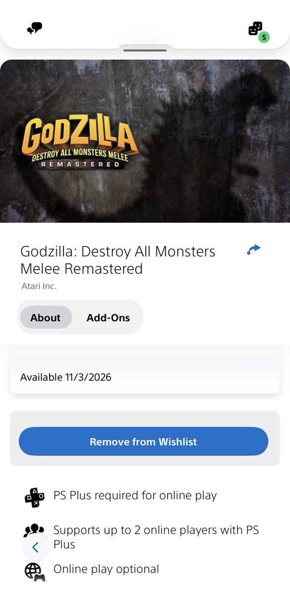 Rebalboy1996's tweet photo. @TheIshikawaRin And now we getting a remastered Godzilla game 💪🏼 https://t.co/hmXZ1N3X82