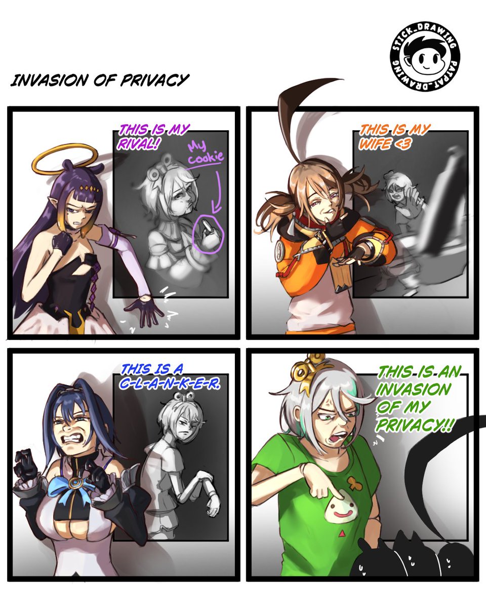 patpat_drawing's tweet photo. The Many Faces of Cecilia Immergreen
#Immergination
#rkggk
#inart
#kronillust https://t.co/U486JXNoQR