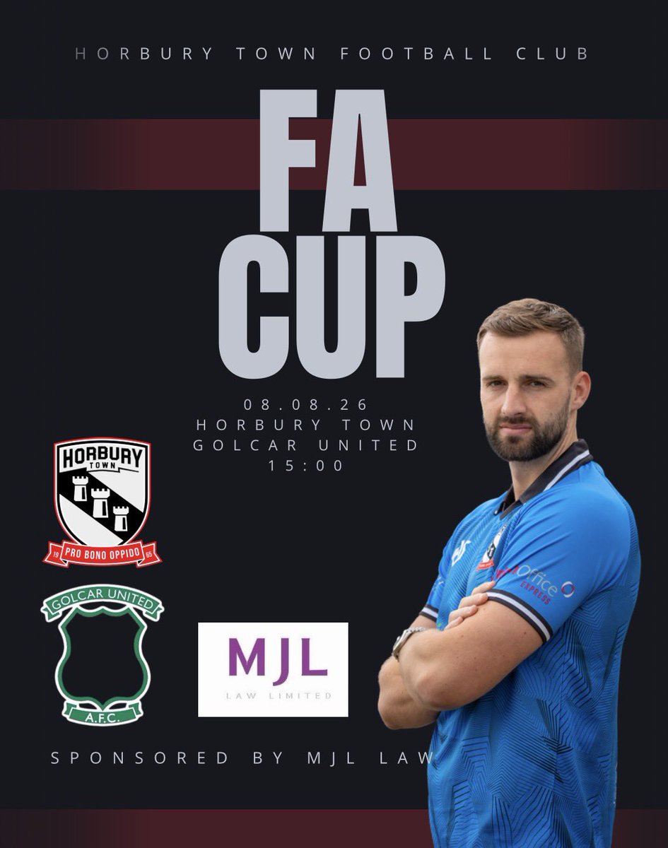 Horbury_TownFC's tweet photo. 𝐅𝐀 𝐂𝐔𝐏/𝐕𝐀𝐒𝐄 🏆

The draw for the FA Cup and FA Vase has been drawn - with two home ties for @Horbury_TownFC 

@golcarunitedafc are the visitors in the Extra Preliminary Round in the FA Cup. Tie will take place on Saturday 8th August, with the winners travelling to 1874 Northwich or Rossington Main on Saturday 22nd August. 

In a repeat of last year, @clubthornecoll is our opponents in the FA Vase. The winner will travel to Maghull. Both ties take place on Saturday 15th August and Saturday 12th September respectively. 

#ProudToBeTown