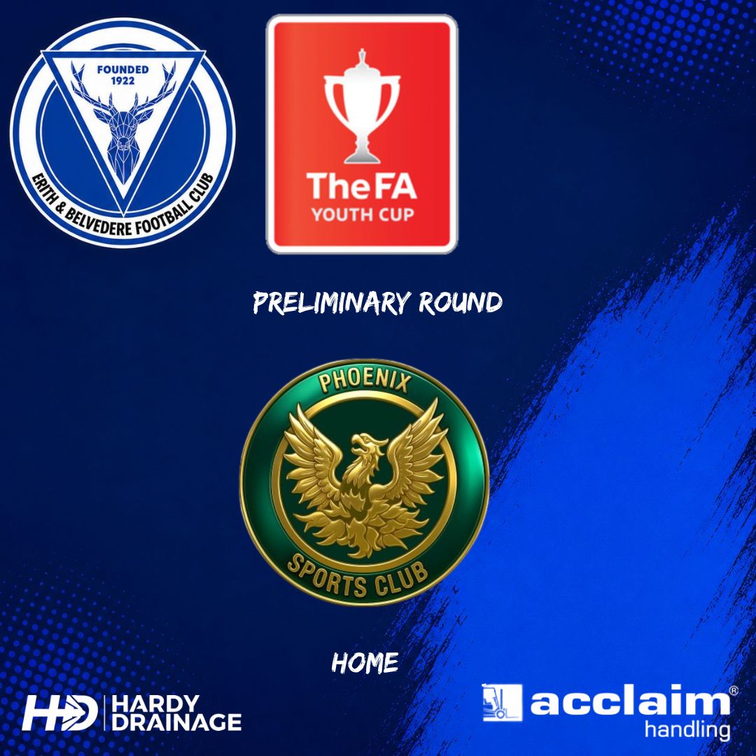 EBTheDeres's tweet photo. 🏆 🏆FA Youth Cup Draws🏆 🏆 

Early round draws for the FA Youth Cup are in!!

We will host @phoenixsportsfc in the Preliminary Round, week commencing 31st August

Full date and ticket details to be confirmed in due course

#UptheDeres🦌 https://t.co/gjLBYx6EIa