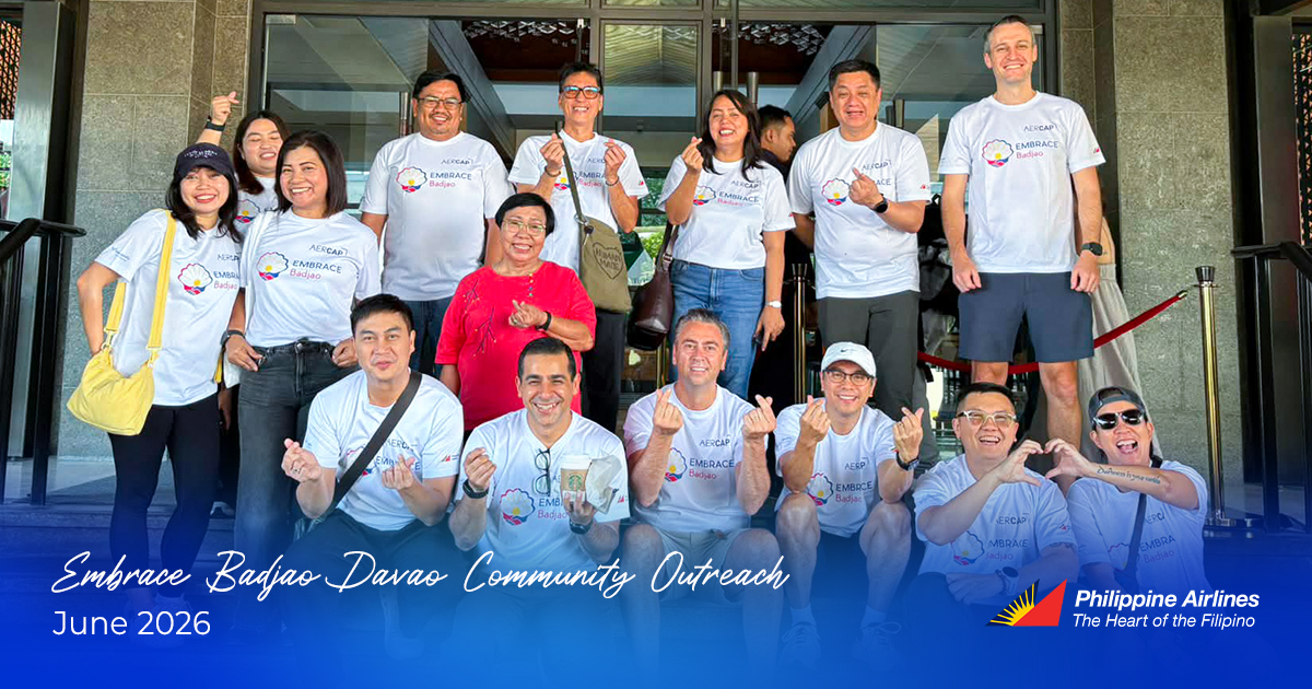 flyPAL's tweet photo. When people come together, meaningful change becomes possible. 💙

Philippine carriers, including Philippine Airlines, collaborated with Ireland-headquartered aviation leasing company AerCap to support the Embrace Badjao Foundation's community outreach in Davao. During the outreach, volunteers engaged with children through school activities and shared meals, while the PAL Foundation facilitated the transport of donated items to Davao and helped distribute school supplies, activity and hygiene kits, toys, and clothes collected through donation drives across the participating organizations.

Learn more about this meaningful initiative and the community it supports: https://t.co/7FkOyQhYuZ