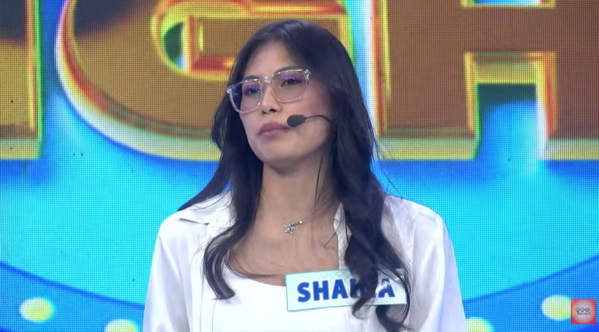 OneSportsPHL's tweet photo. NOT SHAI SA EB! 🤩

Adamson Lady Falcon and Alas Pilipinas standout Shaina Nitura joined the fun in Eat Bulaga’s Age is Right segment, while also teaching the hosts some volleyball lessons before the game.

#UAAP #AlasPilipinas

📸 Screengrab via Eat Bulaga https://t.co/zKI6ssLTHd