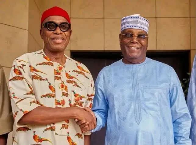YYenidu's tweet photo. The spokesperson for the African Democratic Congress presidential candidate, Atiku Abubakar, Kenneth Okonkwo, has denied reports that he opposed the selection of former Minister of Transportation Rotimi Amaechi as the party’s vice-presidential candidate. https://t.co/gxa6NWEMs5
