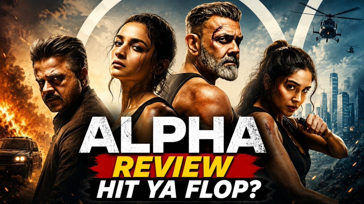 mojonewsline's tweet photo. ALPHA REVIEW | Hit Ya Flop? #Alpha #AlphaReview #AliaBhatt #Sharvari #YRFSpyUniverse #MovieReview https://t.co/xqqE7VGbfq https://t.co/b1Tzwuob2m