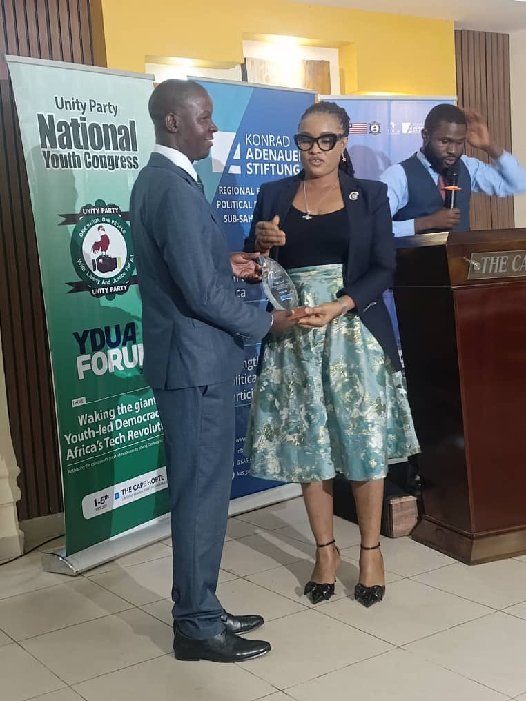 KiiryaIsmail's tweet photo. Thanks so much #UnityParty in Liberia and @YDUA_AFRICA for recognizing my efforts…… https://t.co/lrxGaTD2mU
