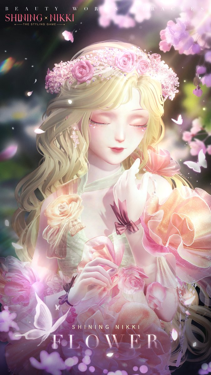 ShiningNikki_SN's tweet photo. ✨Nikki's Styling Challenge✨
Theme of this issue: Collection of Hundred Flowers

Hundreds of flowers bloom in the morning dew,
Gently brushing against the girl's hair,
Leaving a touch of eternal fragrance.
People say it is a lyric poem written by the Muse.

The flowering season changes, and there is different beauty in different stages.
Whether it is a new bud just blooming or a sea of fragrant flowers, what styling ideas do Stylists have about "hundred flowers"?
Come share with everyone in the comments!

Momo will pick:
5 lucky stylists [Pink Gem x300]

>>>Download Game: https://t.co/cdllzGRACb

#ShiningNikki #ShiningNikki5Years #Papergames #Nikki
