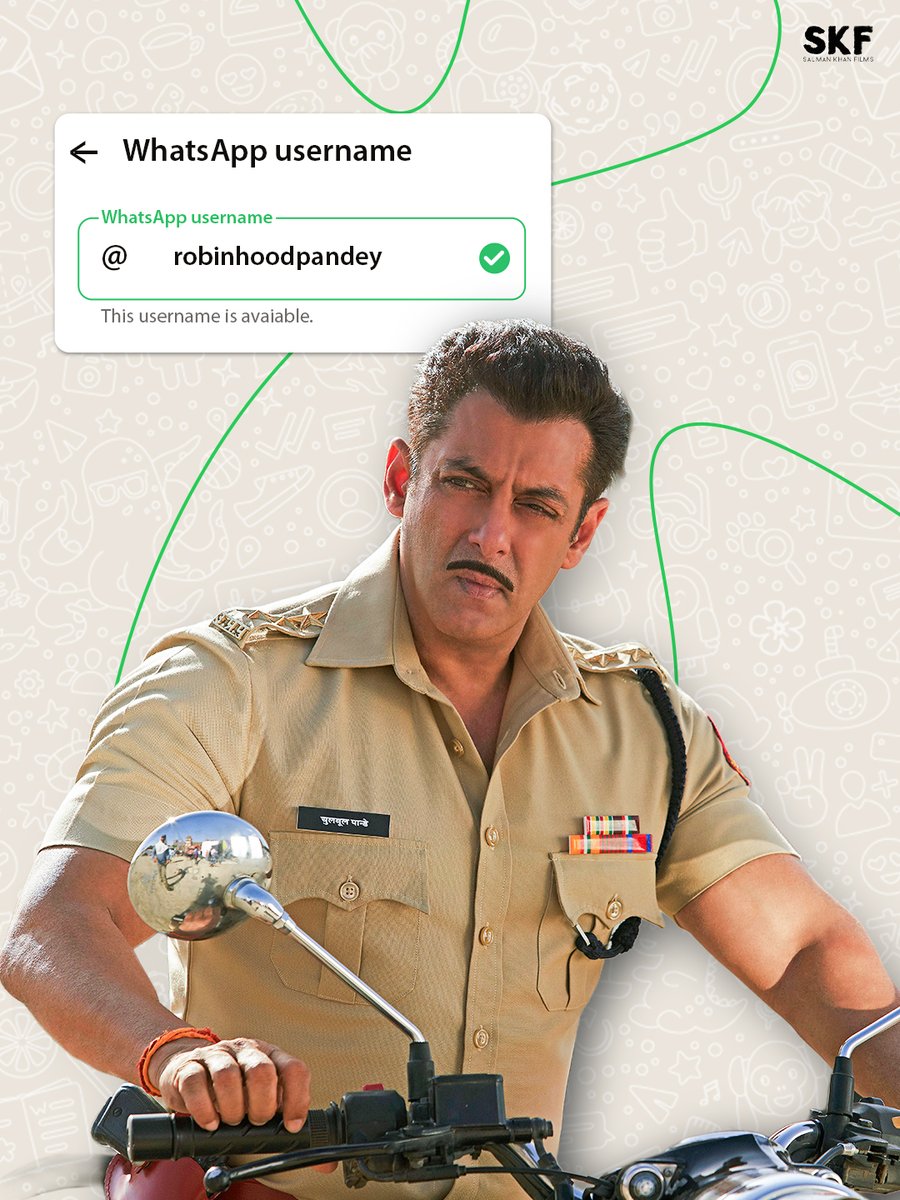 SKFilmsOfficial's tweet photo. What username would you give your favourite Salman Khan character?😎🙌🏻
.
.
.
[SalmanKhan, Dabangg, Bajrangi Bhaijaan, Tubelight, Sikandar, Radhe, Race3, Antim, Bharat] https://t.co/vpnjeGE72L