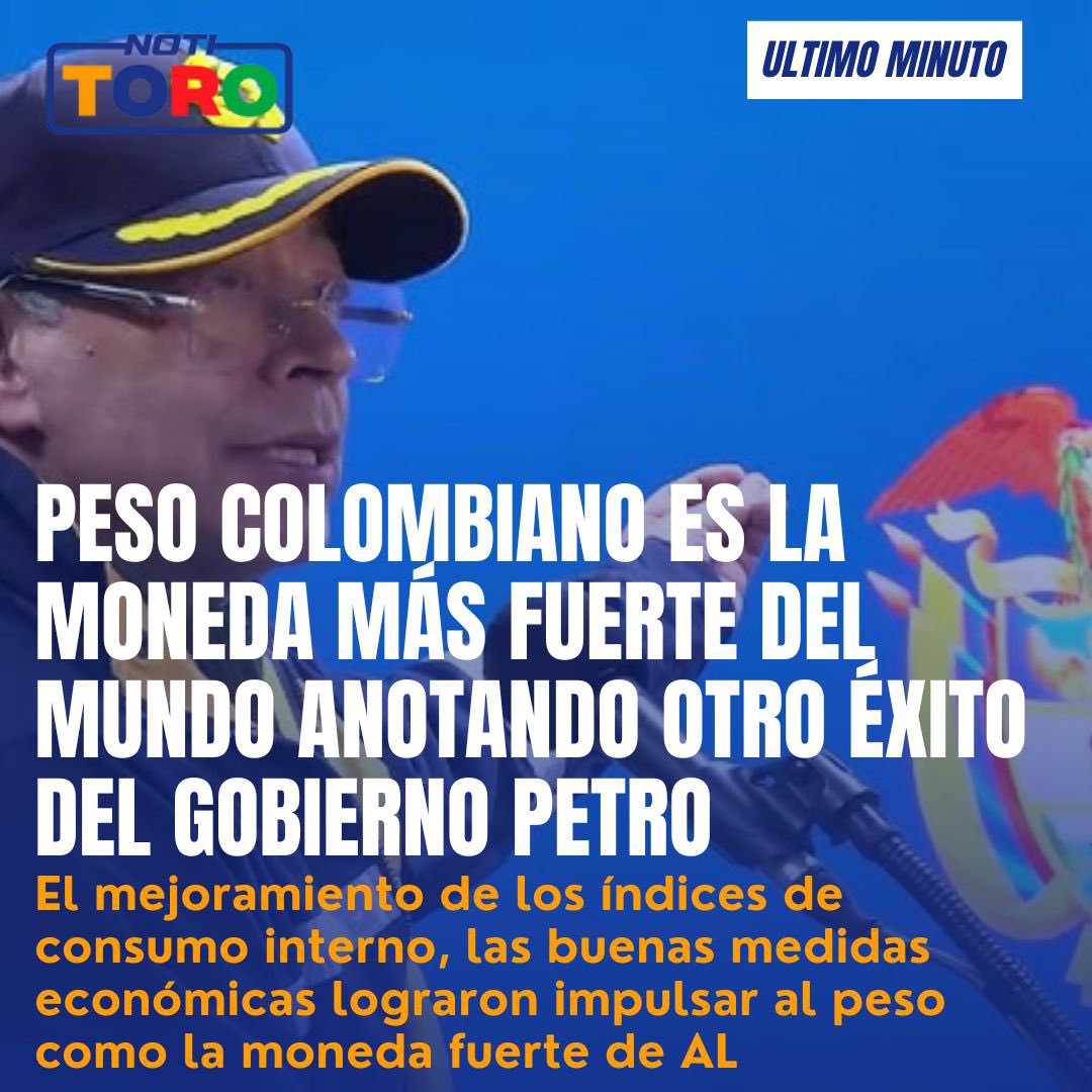 Eclides3's tweet photo. Otra cachetada para el Doctor Filipichín Abelardo de la Espriella, que vive criticando y difamando sobre el manejo económico del Gobierno Petro. https://t.co/wIAl7dnjFw