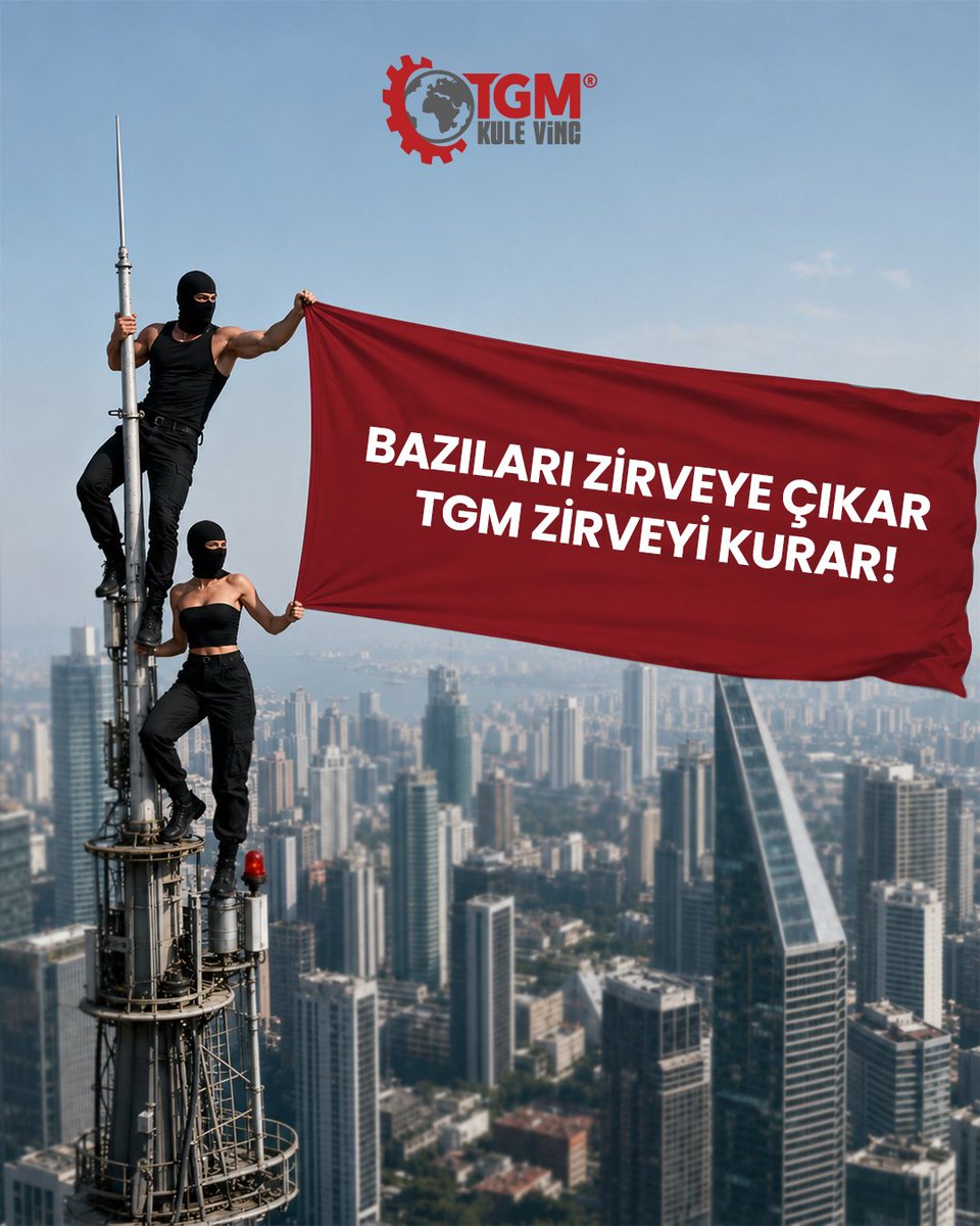 tgmkulevinc2011's tweet photo. Bazıları zirveye çıkar, TGM zirveyi kurar! 🏗

▪️▪️

Some reach the summit; TGM builds the summit! 🏗

🌎https://t.co/DkazFFST3p

#kulevinç #vinç #inşaat #tgmkulevinç https://t.co/rZXn0rsMCM