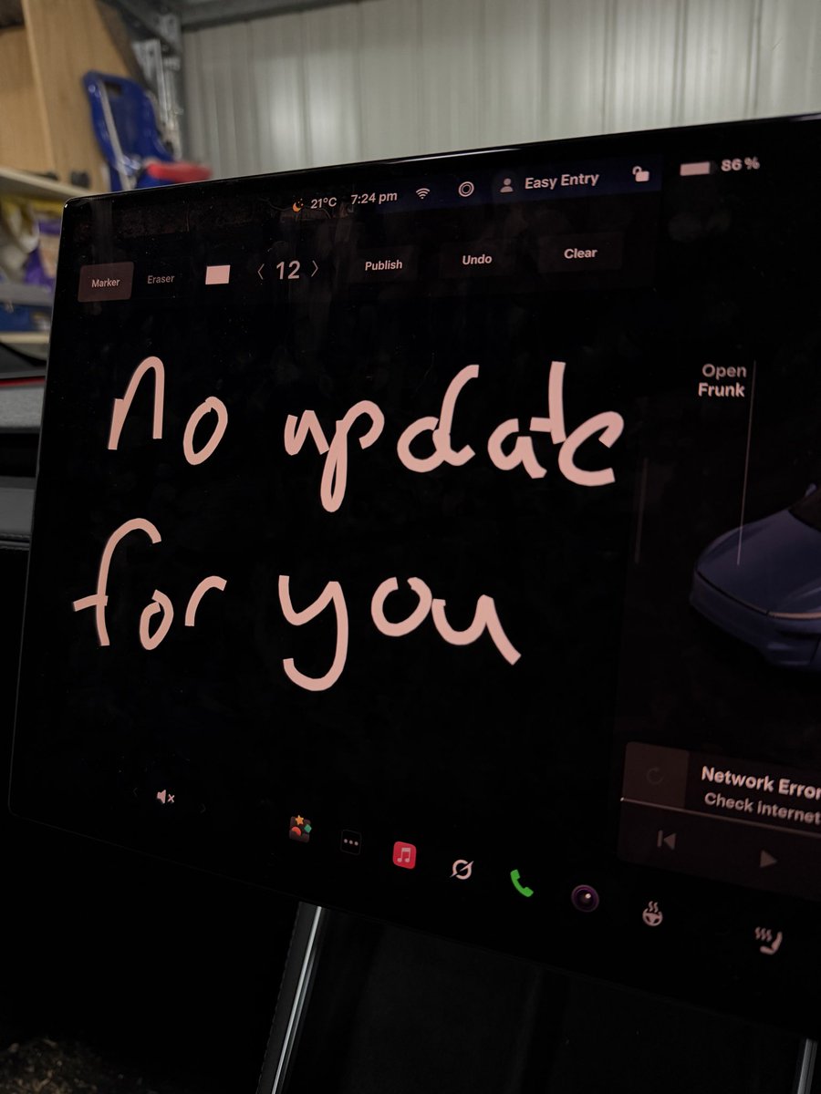 appleconvert's tweet photo. @Cryptocop86 Oh no this is me too. It’s running 2026.8.100 from delivery. I wonder if this is the version that is causing issues then https://t.co/oVmmdW0jHO