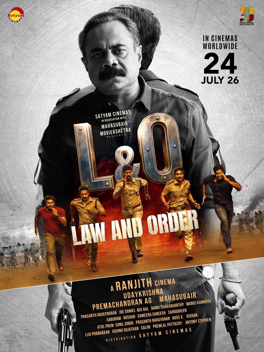 Deadlydevil_04's tweet photo. Looking forward to Mammukka’s cameo as Karikkamuri Shanmughan. 

#LawAndOrder In Cinemas Worldwide from July 24th 2026🔥 https://t.co/jzMDhW1QjP