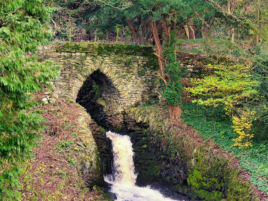 GenealogyBeech's tweet photo. Clapham Falls is an ornamental, three-tiered waterfall constructed in 1837 by Oliver and James William Farrer as a key feature of their extensive remodeling of the Ingleborough Hall estate. The man-made cascade serves as the outflow for the estate's lake, channeling the waters https://t.co/z9cwyWP0Ih