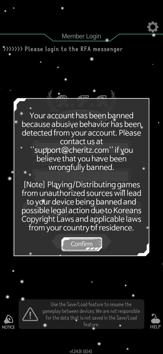 sleepisucci's tweet photo. This is like the saddest thing possible for me… as a player since 2018, this was my intro to otome games. I would never disrespect the game that gave me my Defender of Justice :(

I already emailed support, I’m just so sad that this happened when I haven’t played in so long 😭 https://t.co/rgQHs7PHFN