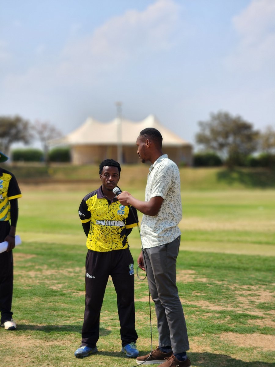 RwandaCricket's tweet photo. Afternoon games of the Men’s Elite liberation Cup
Gahanga A
Imena Centurions Vs Imanzi Guardians
Imanzi won the toss and opted to bat first.
Ground B
Ingabo Knights Vs Ingenzi Defenders
Ingenzi Defenders won the toss and opted to bowl.
#GrowingWithEveryStep #RwandaCricket https://t.co/dJjsQOUzPT