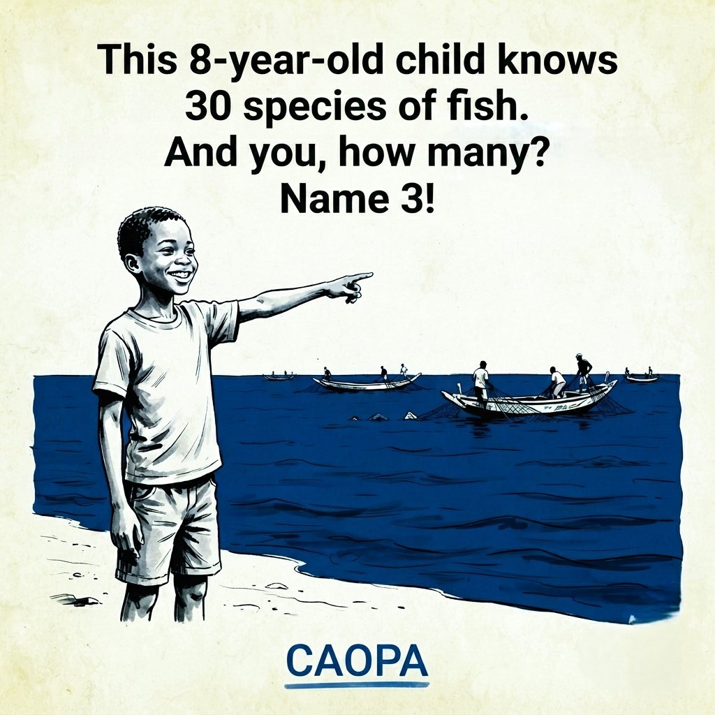 AfriqueCaopa's tweet photo. 🐟 An 8-year-old knows 30 fish species. 

How many do you know?

 Healthy oceans begin with knowledge. 

Name three African fish species in the comments and help celebrate the rich biodiversity that sustains coastal communities.

@FAOfish @WestlundLena @Manu_FAO https://t.co/o6mGIfgqWY