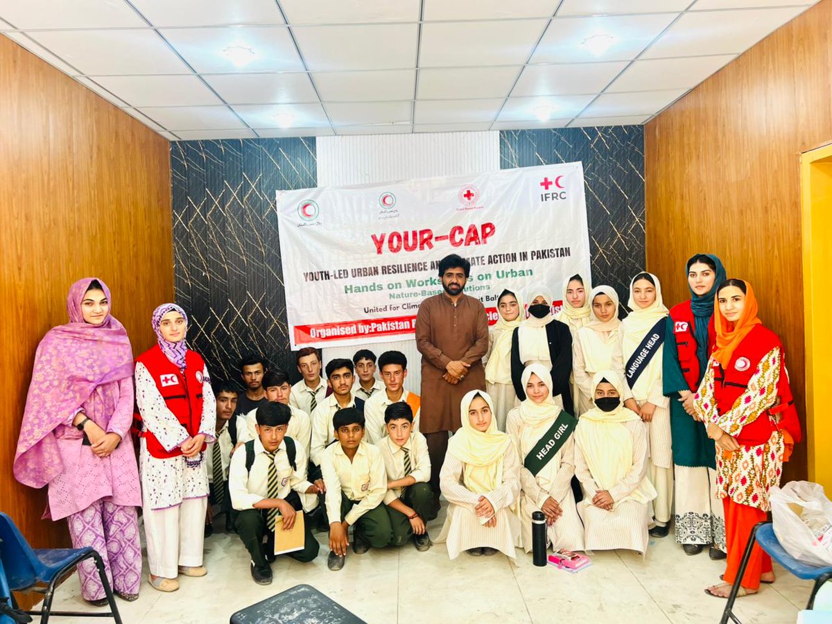 PRC_official's tweet photo. PRCS Gilgit-Baltistan conducted an Urban Nature-Based Solutions Workshop at HSN School Gilgit under YOUR CAP Project, promoting sustainability, climate awareness, and greener urban practices among students.

#PRCS #ClimateAction #NatureBasedSolutions https://t.co/7wSMZKpuFA