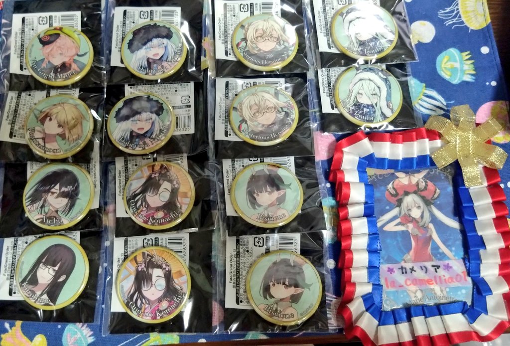 交換】Fate/GrandOrder FGO 霊基召喚缶バッジ AnimeJapan AJ 譲