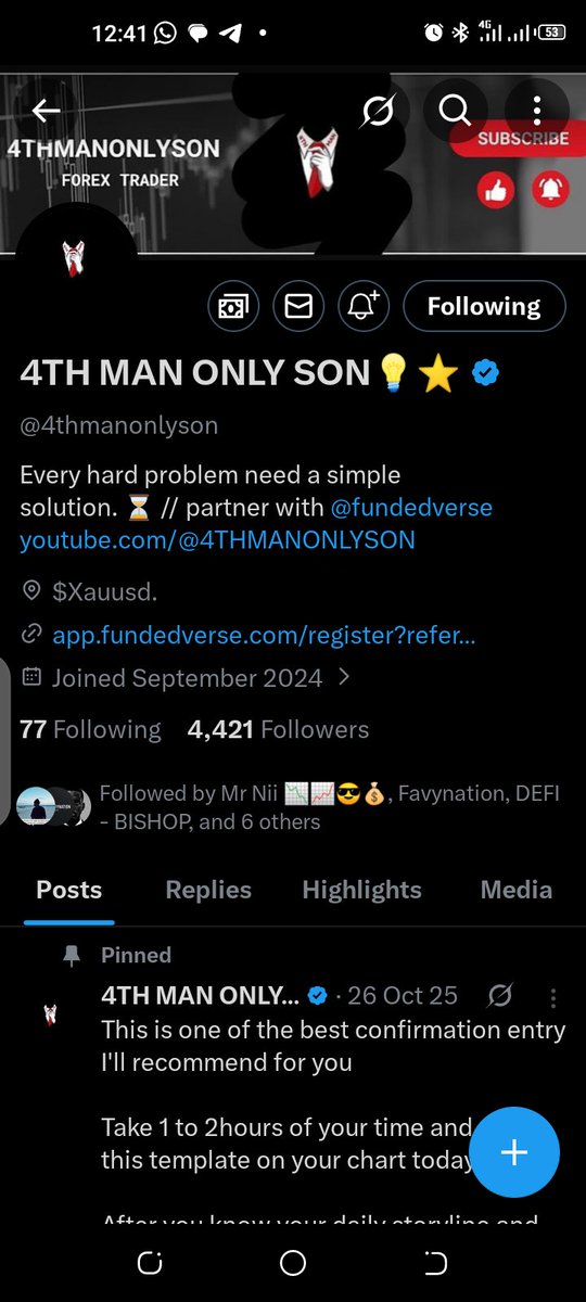 PrincewillAkub2's tweet photo. @4thmanonlyson @FundedVerse @FundedVerseNaij @The_4thMan @PrincessElendu @meeksese Done https://t.co/lI9bmoYQ5v