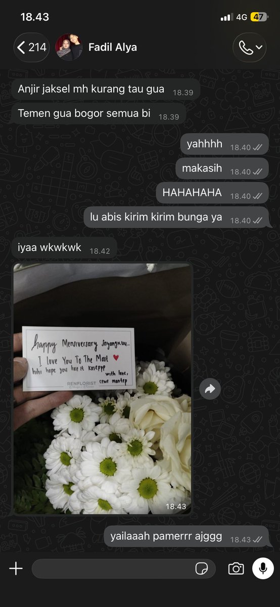 obingungg's tweet photo. laki lu baru gua chat dah jumawa @mercuryshees https://t.co/HJLod4p4G9