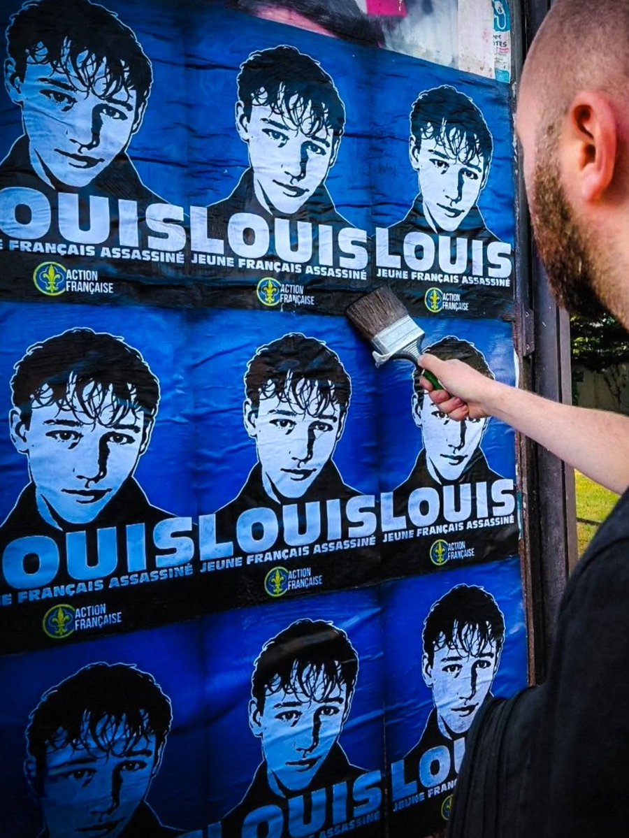 AF__Pau's tweet photo. 🇫🇷 JUSTICE POUR LOUIS!

🕊 Nous avons rendu hommage à Louis, jeune Français de 17 ans lynché à mort par des racailles.

➡️ Quand l'État abandonne les Français, laissant ces drames se produire depuis des années sans réagir, il est plus que fondé de remettre sa légitimité en cause! https://t.co/LzeKs5bcGN