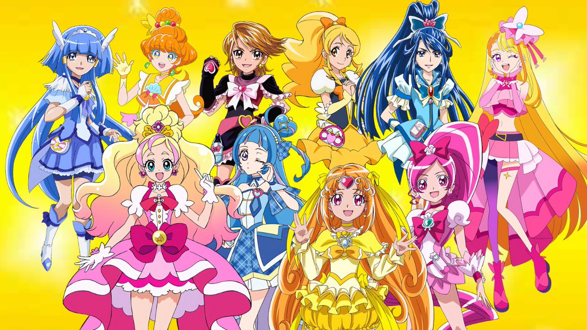 carachan2001's tweet photo. 💛 53 days left 💛 

Characters featured: Wonder Prime Supporting Cures (Beauty, Papaya, Butterfly, Black, Aqua, Honey)

#glitterforce #precure #prettycure #anime #��リキュア https://t.co/xzdIC6dKrA