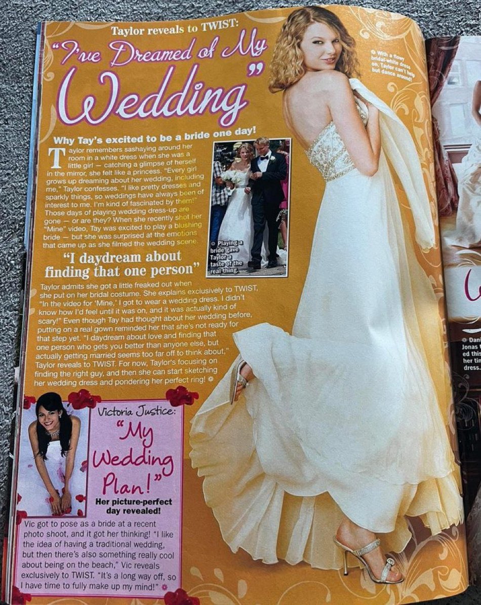 gabie_oficial's tweet photo. O casamento da Taylor Swift hoje é tão significativo, principalmente pra quem acompanha ela há mais de uma década.

Ela sempre cantou sobre amor, falava sobre casamento desde o início da carreira e finalmente vai acontecer. Ela criou um império e agora pode viver o sonho 🥹💕 https://t.co/YmNnx5yNPK
