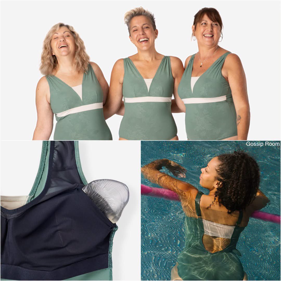 GossipRoomOff's tweet photo. 🚨 Decathlon sort un maillot de bain dédié aux femmes touchées par le cancer du sein !

L'équipementier français lance un modèle une pièce spécialement conçu pour accompagner les femmes ayant subi une mastectomie. Il intègre des poches discrètes permettant de maintenir une prothèse mammaire, une brassière intégrée, des bretelles réglables et un tissu résistant au chlore. 

Disponible en deux profondeurs de bonnet (B-C et D-E) au prix de 39,99 €, ce maillot a été pensé pour allier confort, maintien et confiance en soi. Une initiative saluée pour son approche inclusive. 👏 (via Doctissimo)