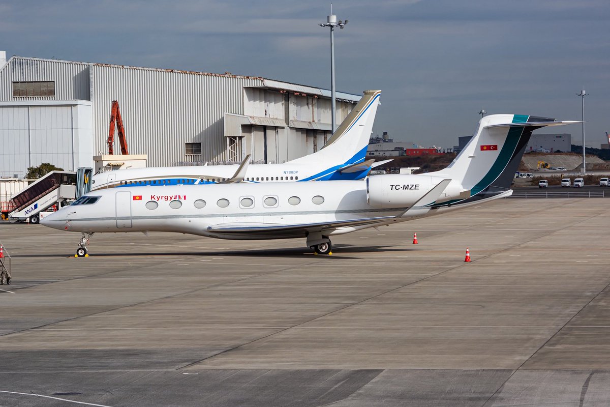 Ryouske_08's tweet photo. Kyrgyzstan Government
G650ER/TC-MZE
2025.12/19 HND/RJTT

🇰🇬の本務機で使用されたガルフ https://t.co/Rs0nCBGIEA
